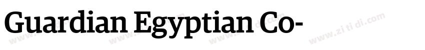 Guardian Egyptian Co字体转换 Guardian Egyptian Co字体转换